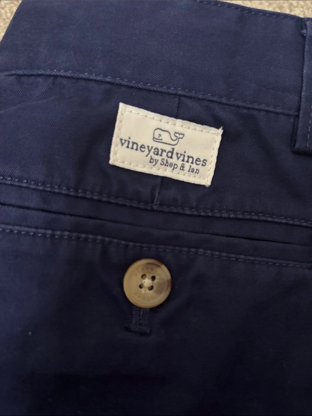 Vineyard Vines Boys Navy Blue Chinos Uniform Pants 10